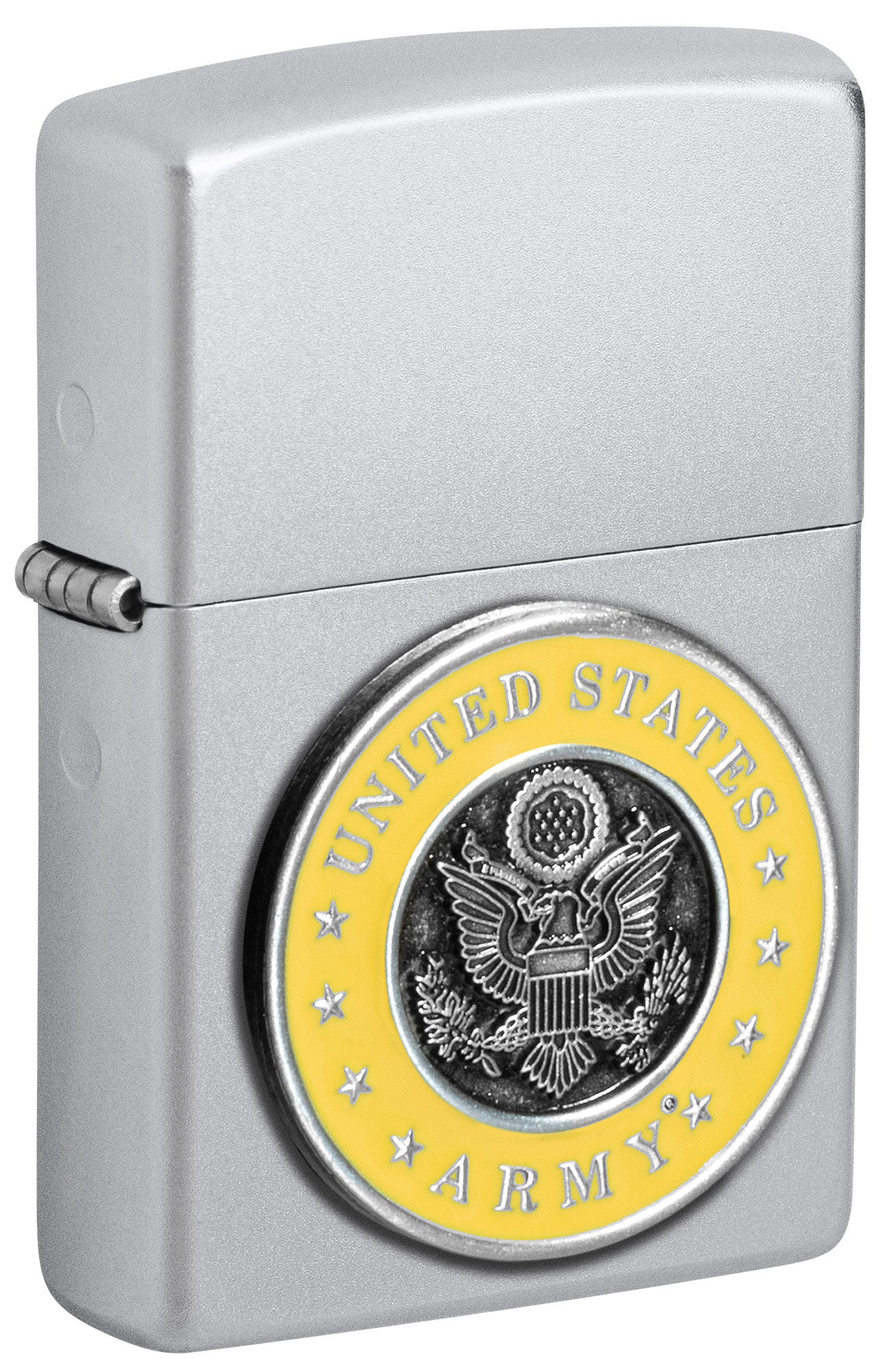 U.S. Army® Crest Emblem Satin Chrome Windproof Lighter – Zippo USA