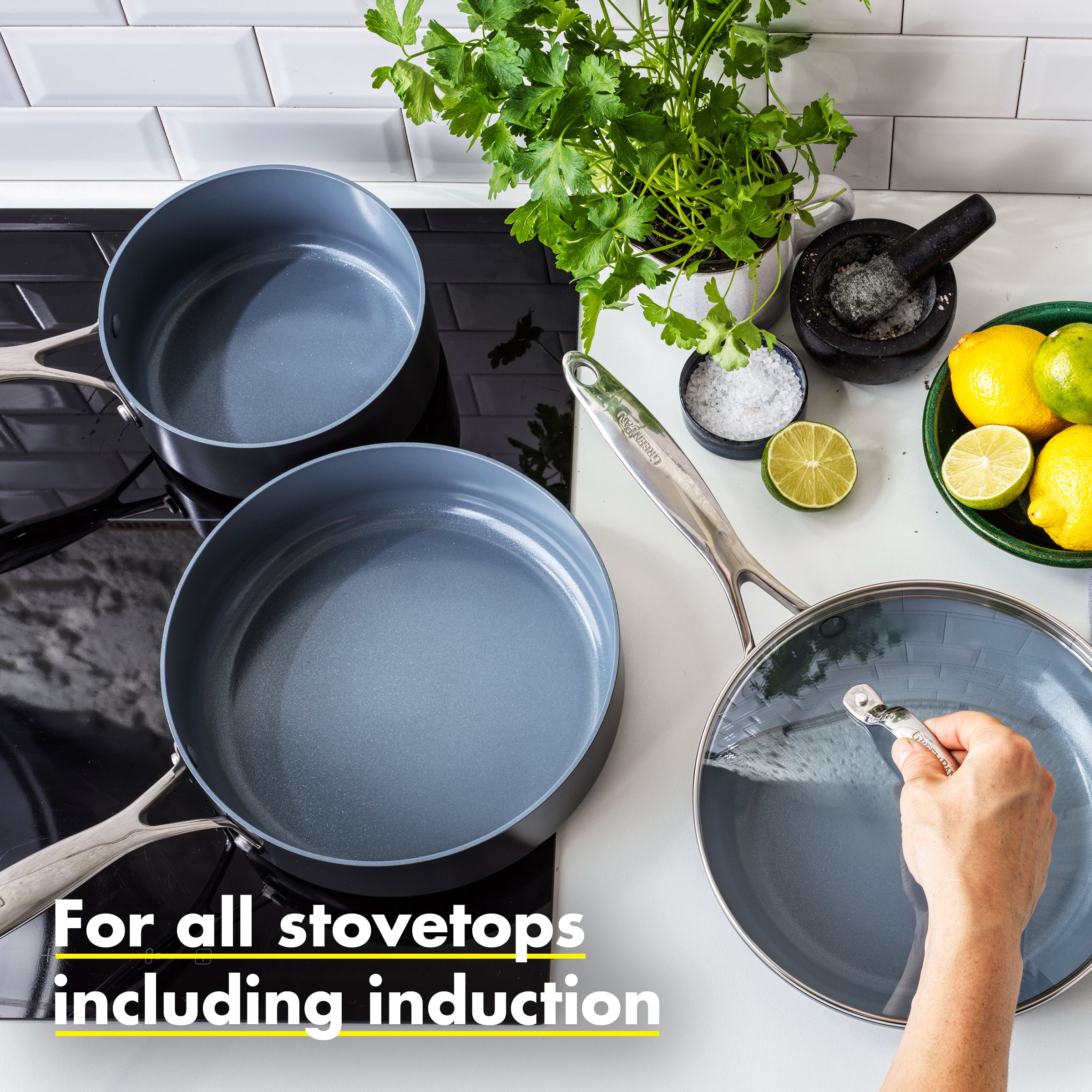 Greenpan Valencia Pro Magneto Nonstick 11-Piece Set - 2Modern