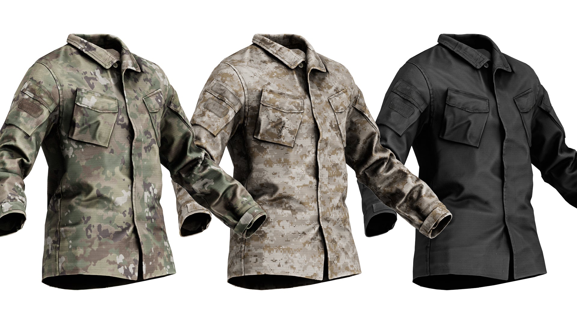PATAGONIA FIELD JACKET L9 - Low Poly 3D Model | Game-Ready Asset