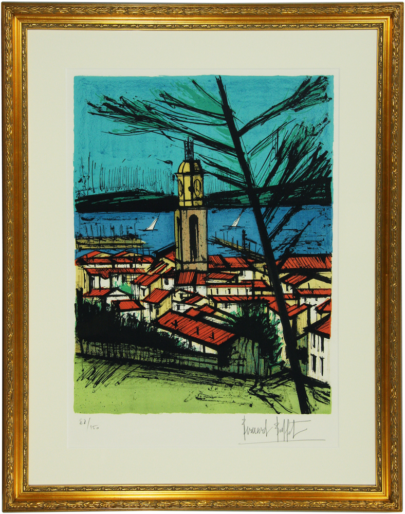 ベルナール・ビュッフェ 「サントロペ」 Bernard Buffet - 創業36年