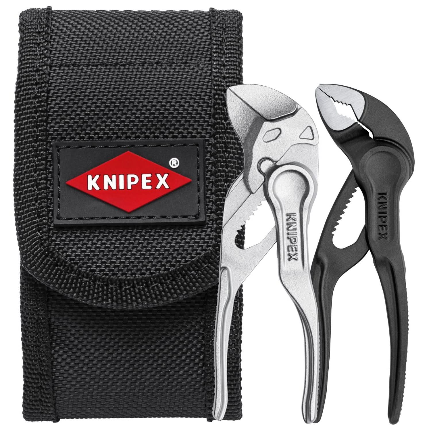 Knipex 00 20 72 V04 XS 2-Piece Mini Pliers Set XS in Belt Pouch