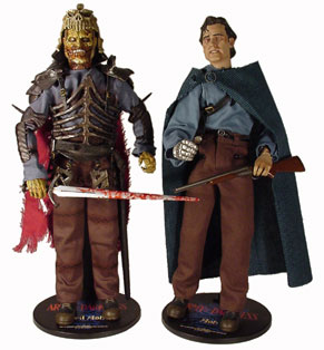 Army of Darkness Action Figures - Ash and Evil Ash - Sideshow Toy
