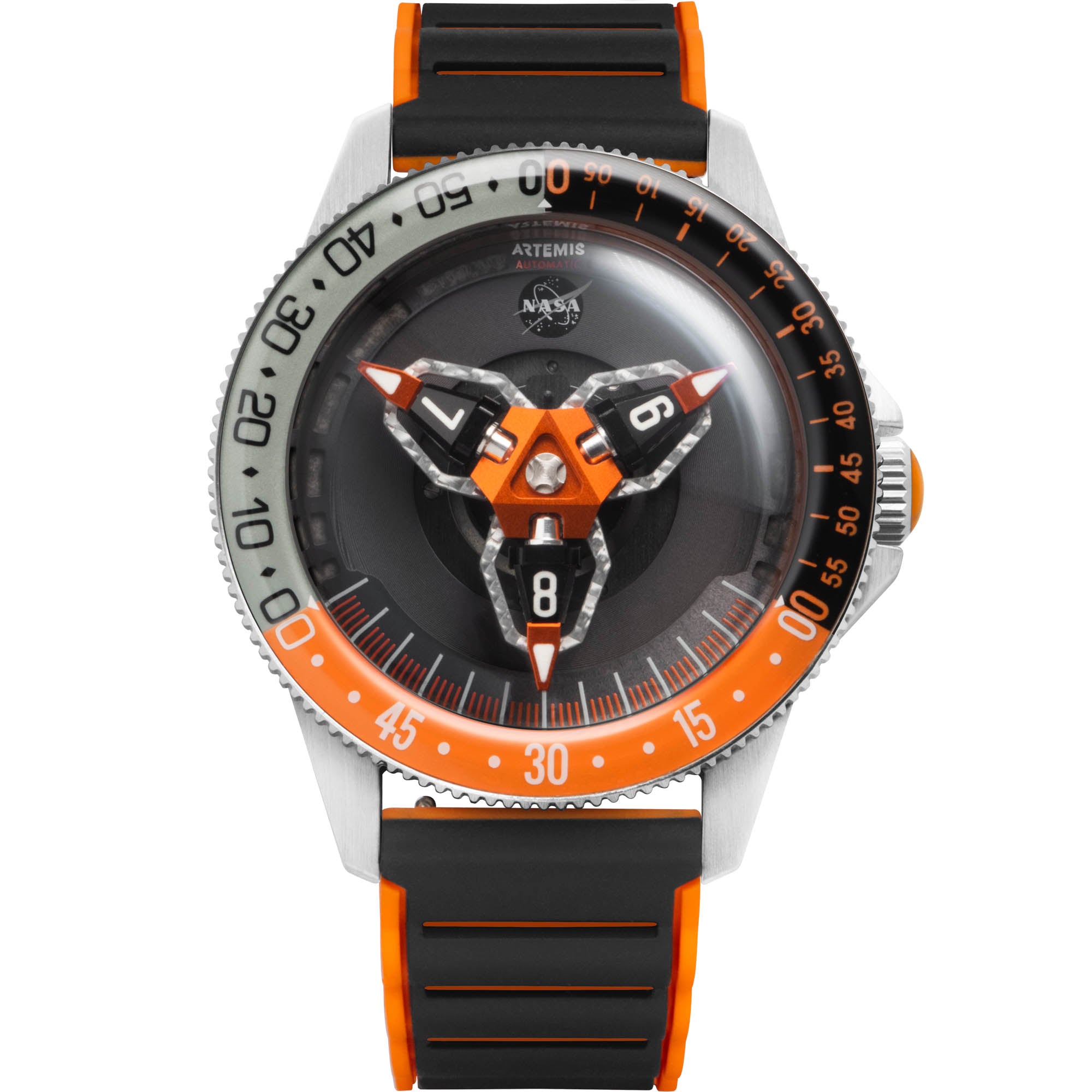 NASA Artemis Tumbler Automatic Afterburn | Xeric.com – Xeric Watches
