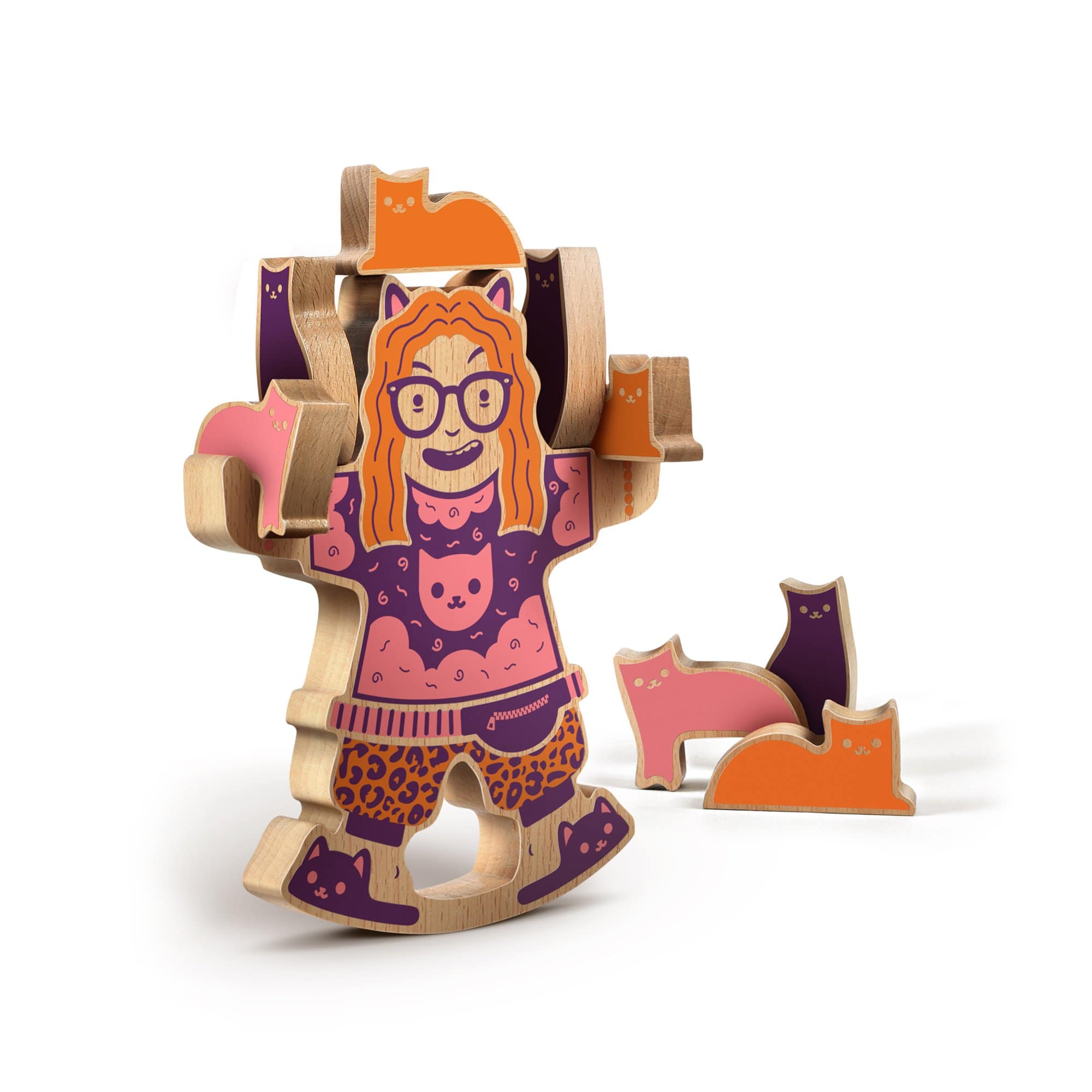 CRAZY CAT LADY | Stacking & Balance Game