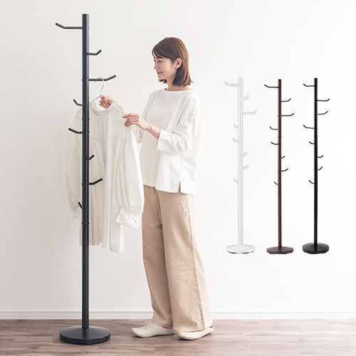 スリムコートハンガー 衣類収納 ポールハンガー おしゃれ ぼん家具