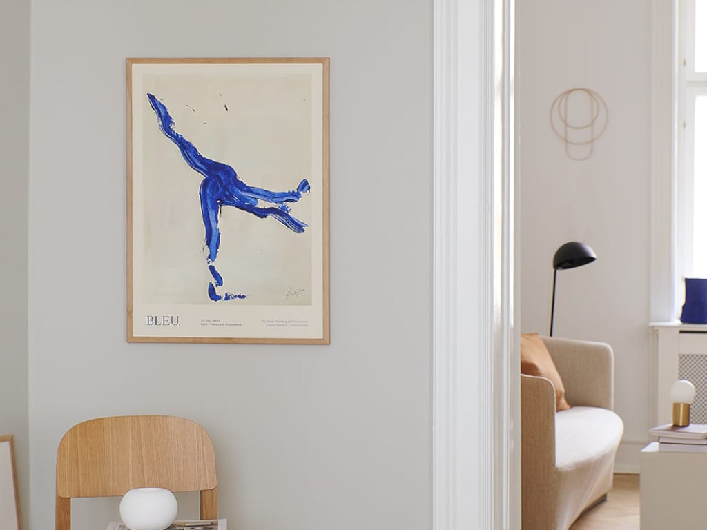 Bleu | ブルー by Lucrecia Rey Caro | The Poster Club | Generate Design