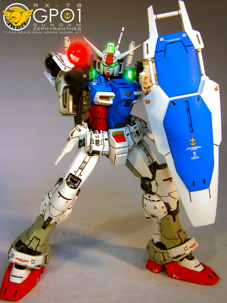 RG 1/144 RX-78 GP01 Gundam Zephyranthes: Modeled by Lean Bacalzo