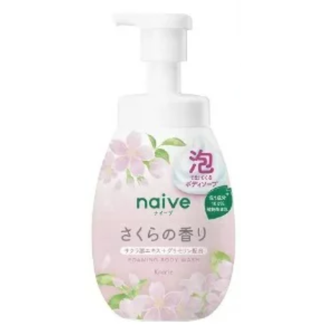 KRACIE NAIVE FOAMING BODY SOAP PUMP SAKURA – HANAMARU JAPANESE