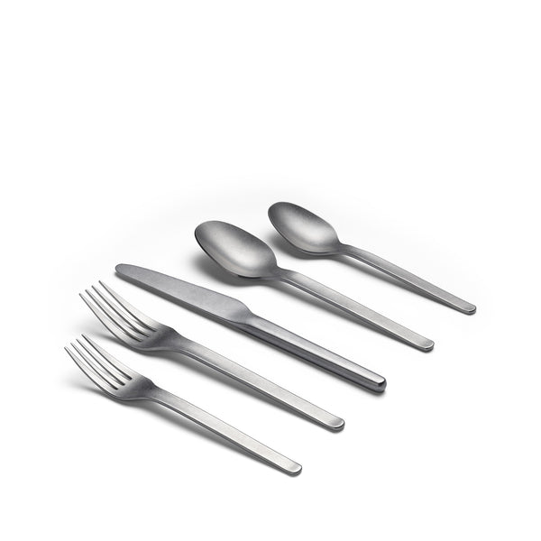 Heath Ceramics Muir Flatware in Tumbled (5 Piece Setting)