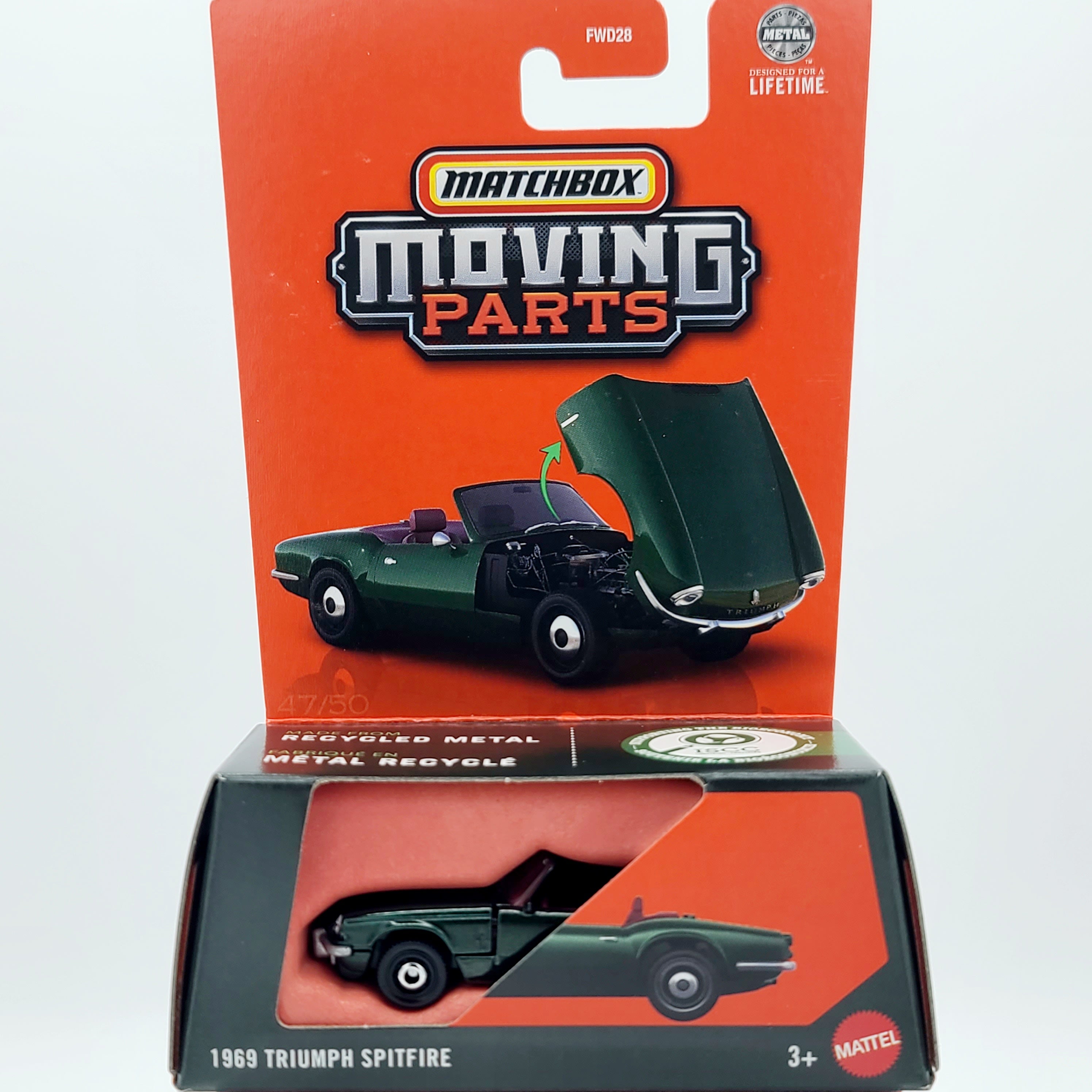 Matchbox '69 Triumph Spitfire (2025 Moving Parts Mix 6 F)