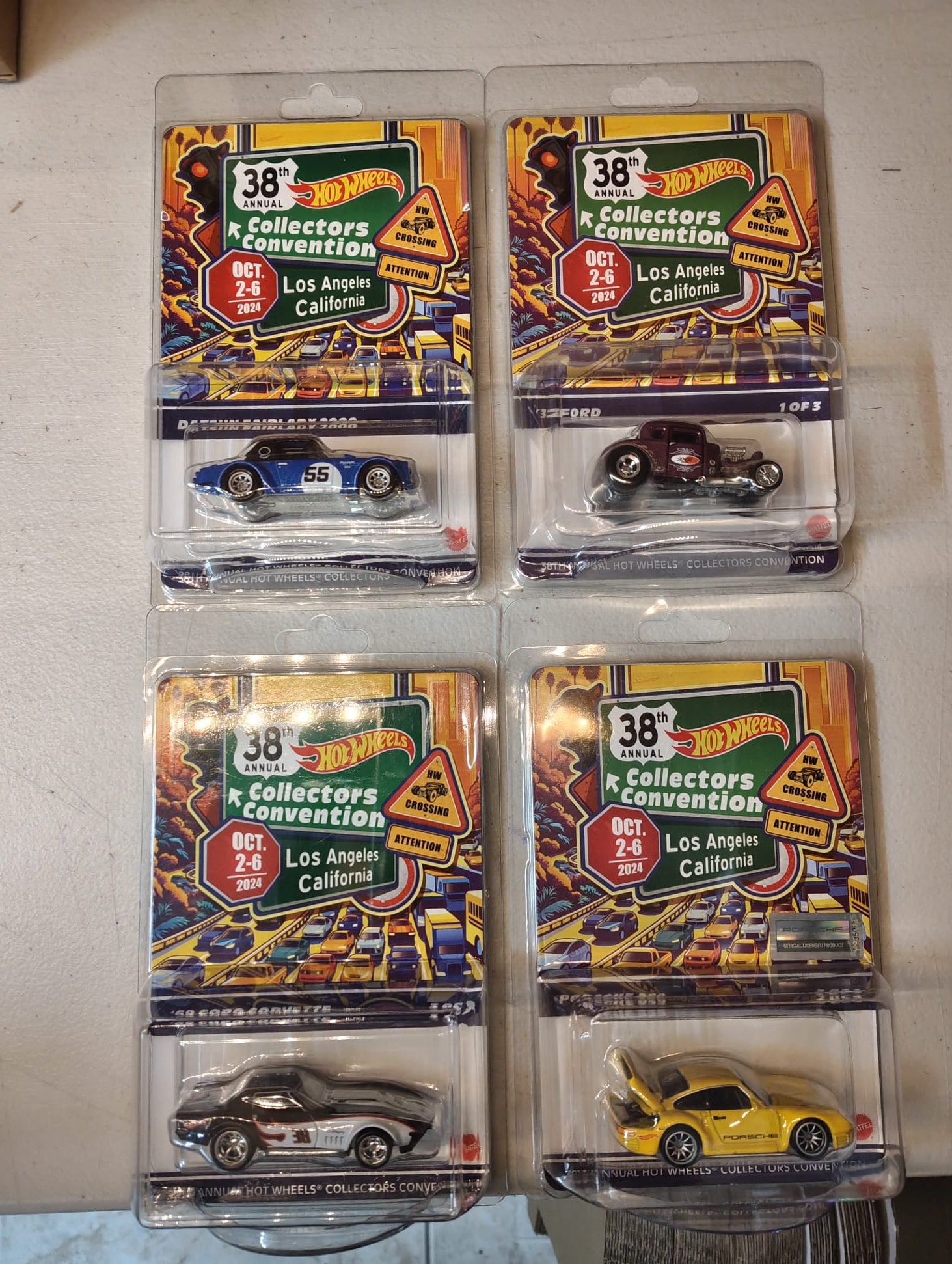 Hot Wheels 38th Annual Collectors Convention 2024 – Complete Set