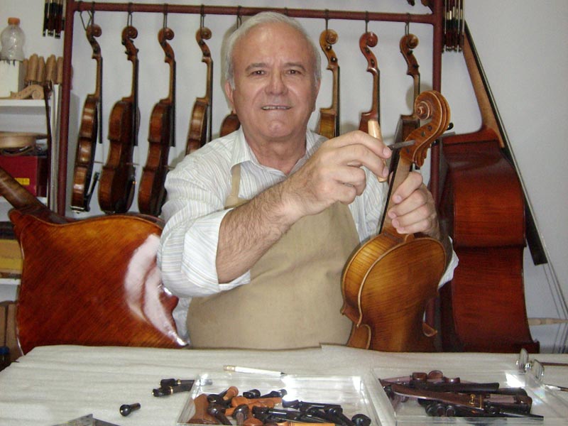 Alexandru Ozon biography, violinmaker in Romania