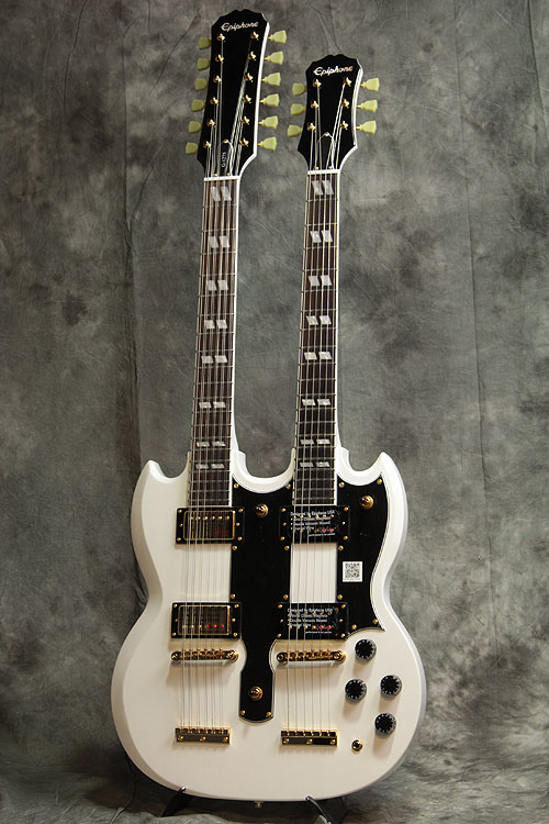 限定発売!!ホワイトダブルネック☆Epiphone By Gibson / Limited