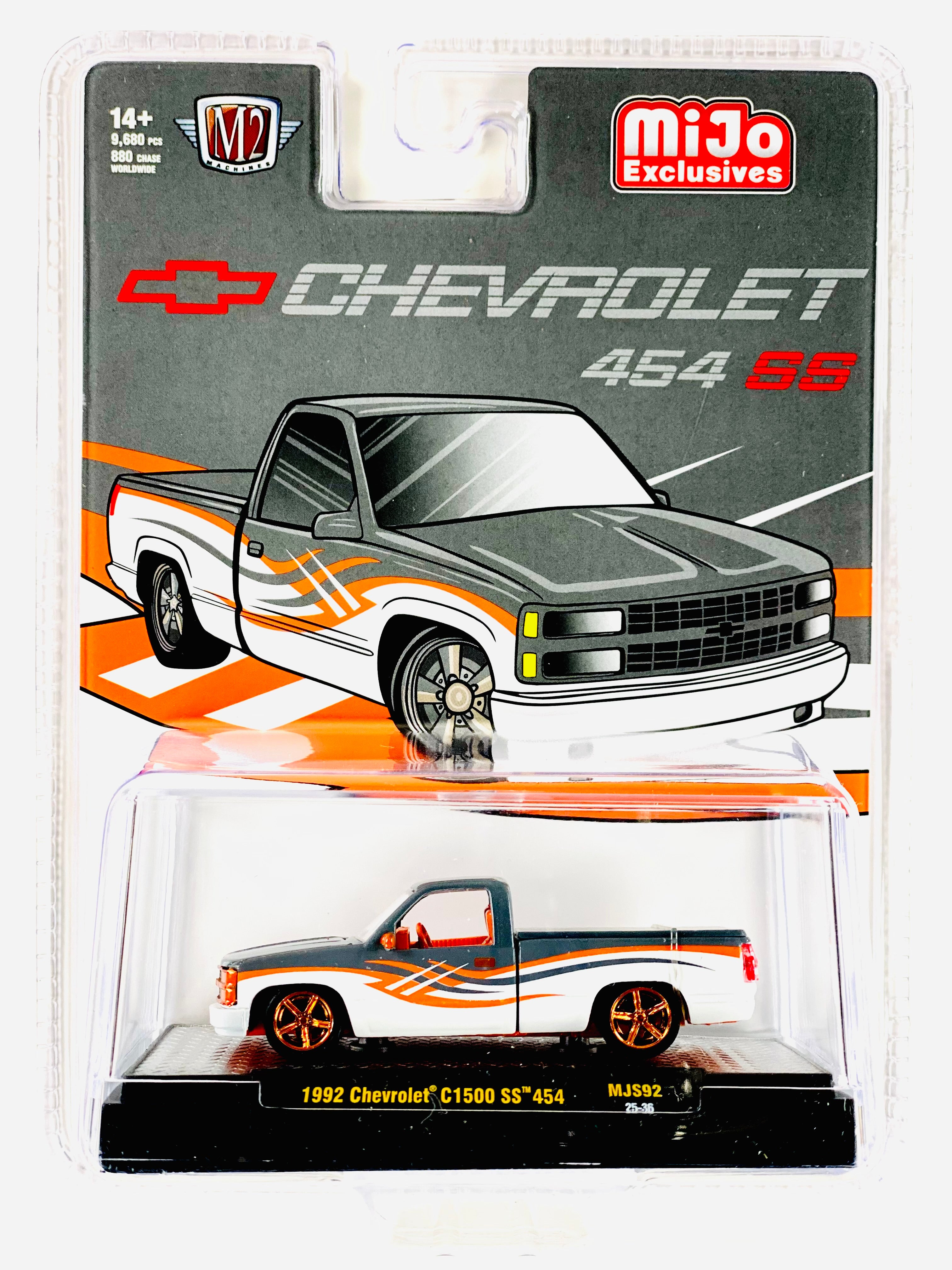 M2 Machines Mijo Exclusive 1992 Chevrolet C1500 SS 454 Truck Chase
