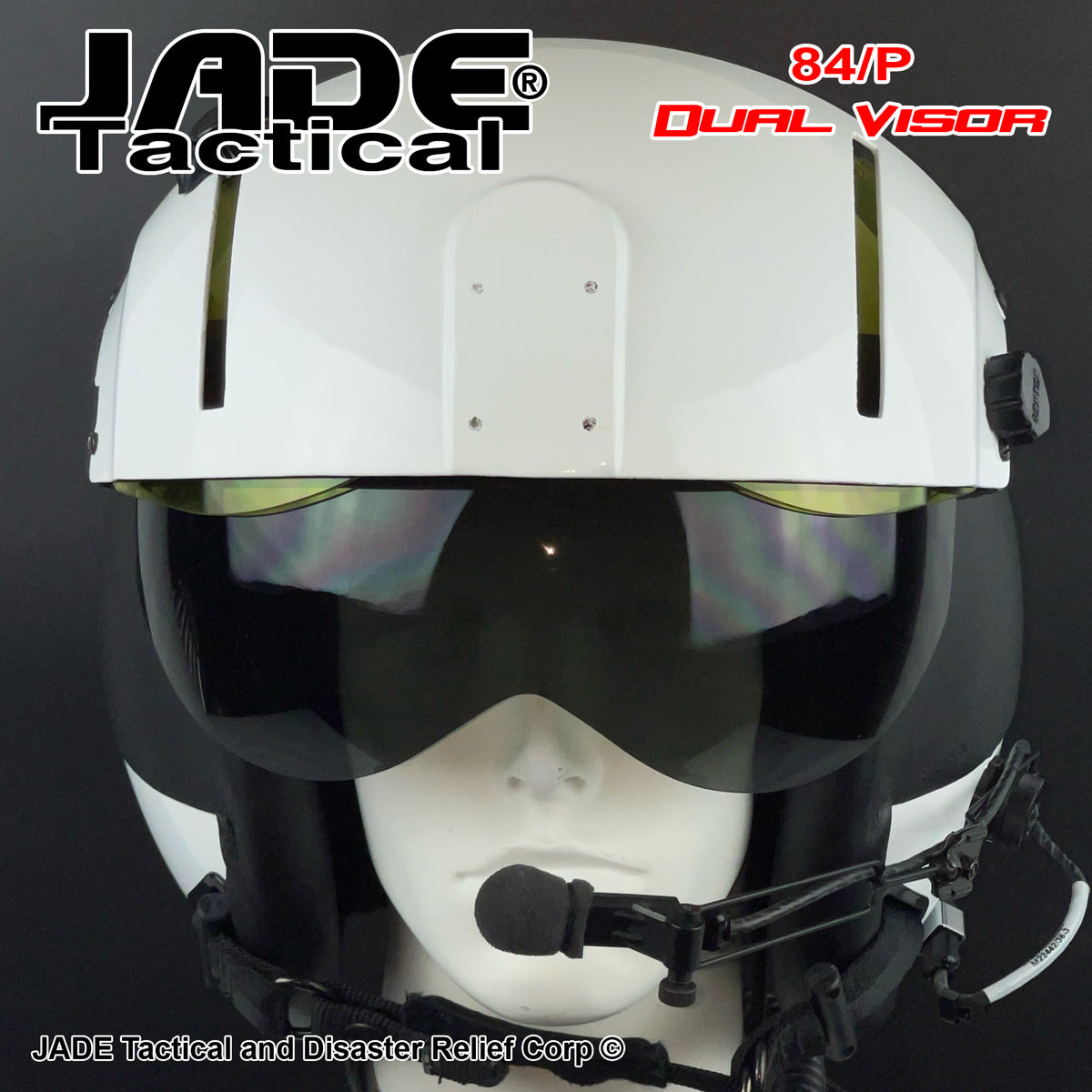 GENTEX 84/P USA Dual Visor Helicopter Flight Helmet – Jade Tactical