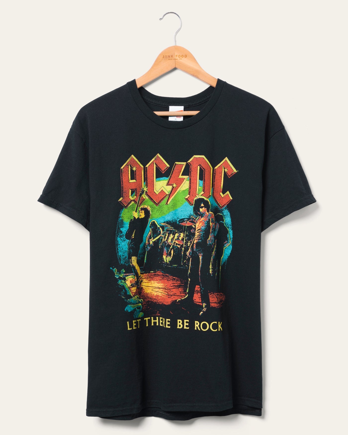 AC/DC Let There Be Rock Flea Market Tee – Junk Food Clothing
