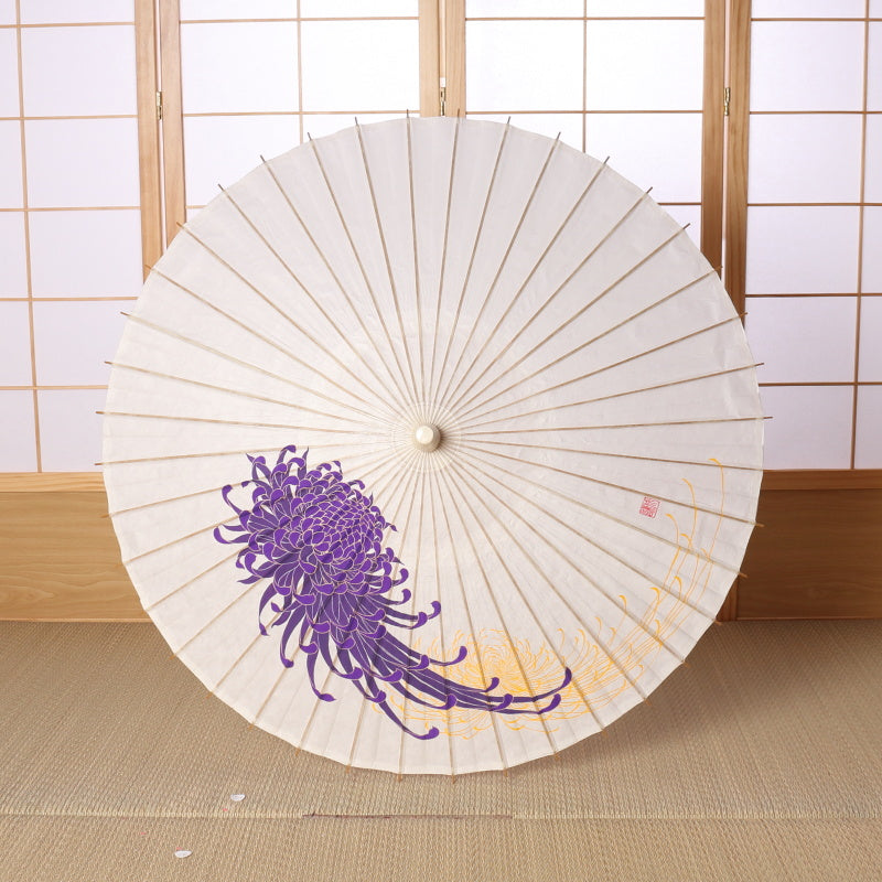 乱菊｜手描き友禅もよう - 日本最古の京都和傘屋 辻倉