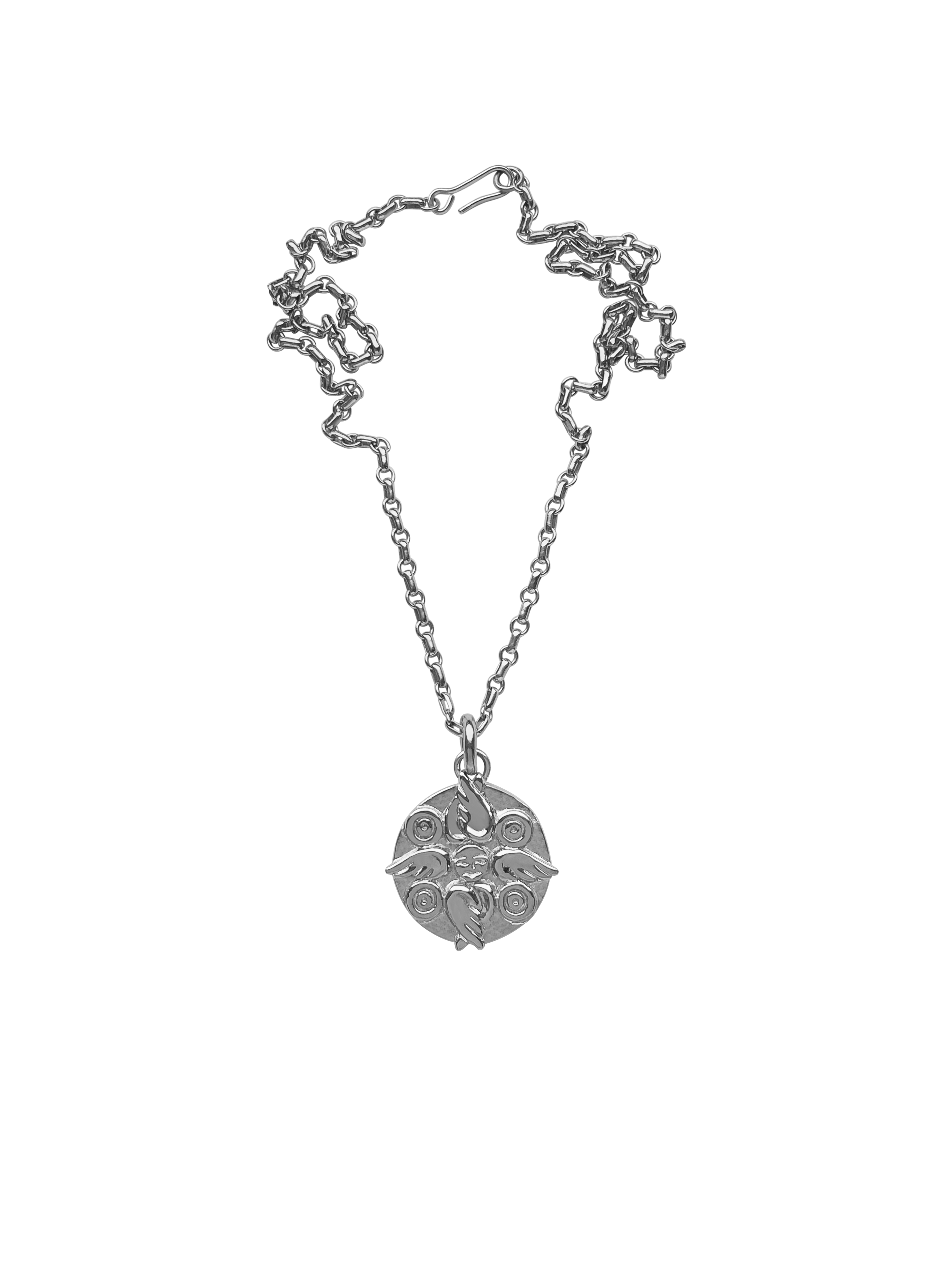 AMS x LL Silver Seraphim Pendant – lauralombardi