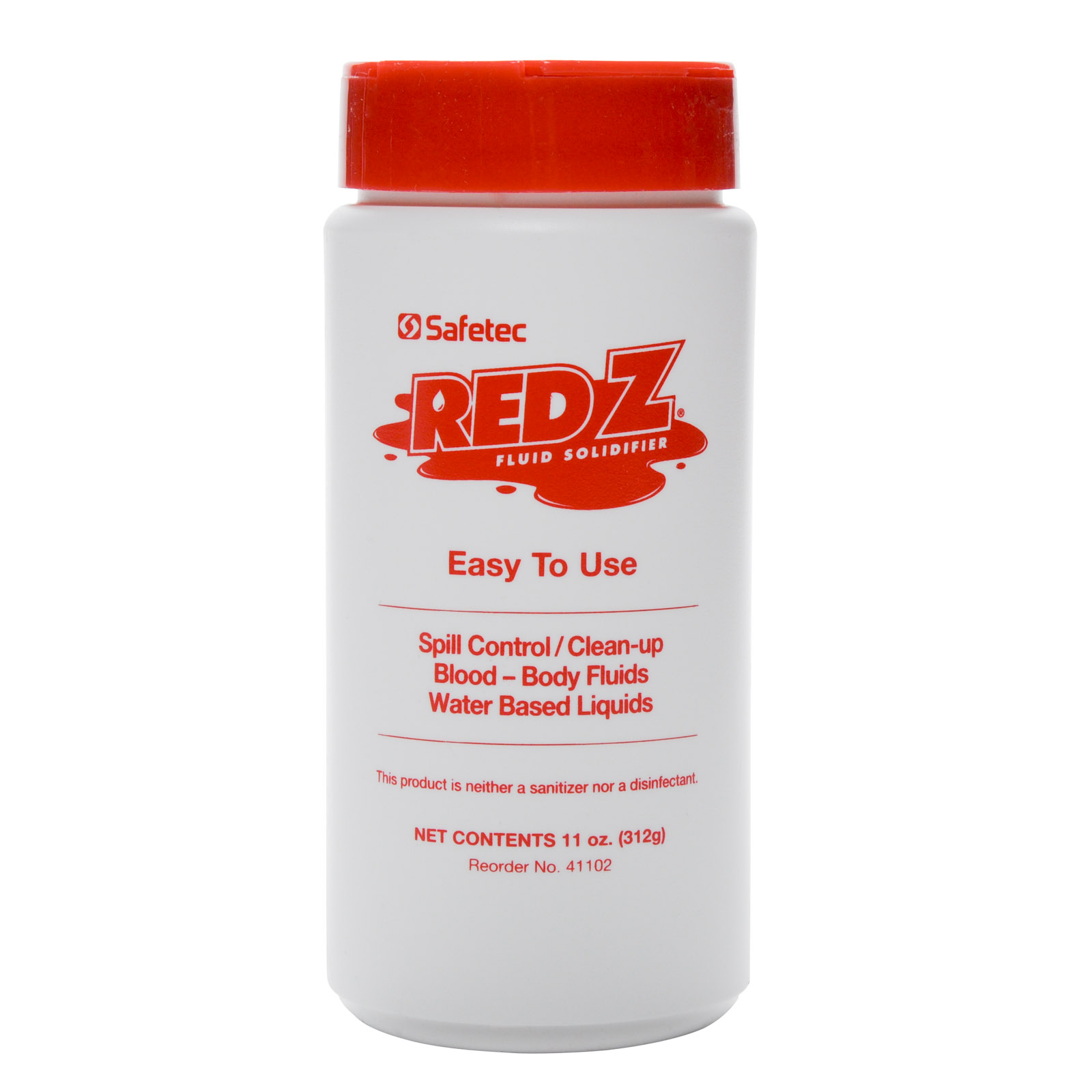 Red Z Fluids Absorbent Powder 11 Oz | MFASCO Health & Safety