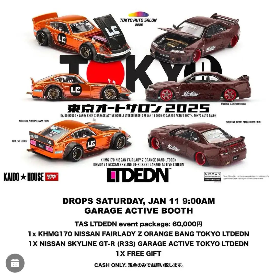 Kaido house 東京オートサロン 2025 GT-R R33 Kaido House Nissan