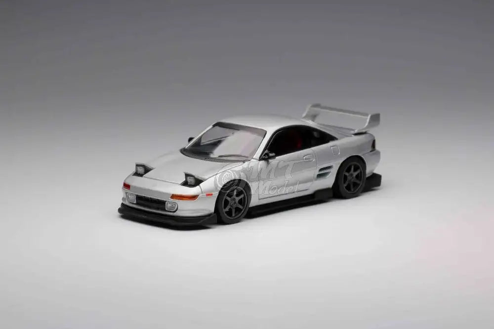 Peako x Micro Turbo 1:64 Scale Toyota MR2 Silver – Mobile Garage HK