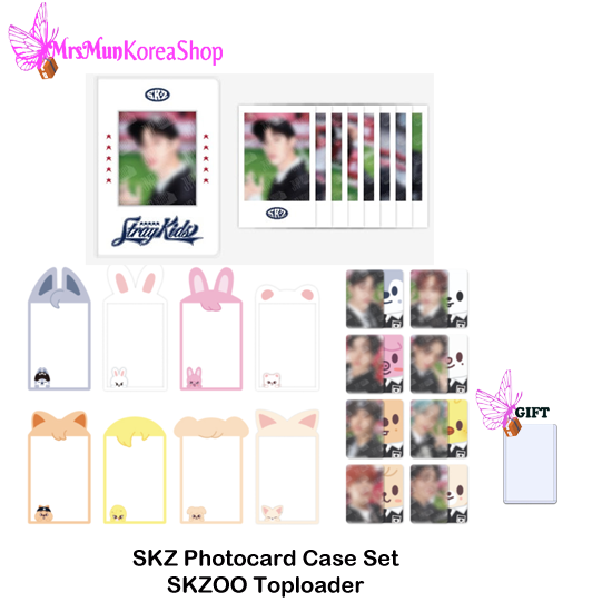 Stray Kids PHOTOCARD CASE SET & SKZOO Toploader – MrsMunKorea Shop