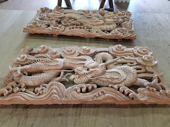 彫刻作品 | 神社・仏閣専門の建築彫刻 中嶋社寺彫刻所／彫刻作品