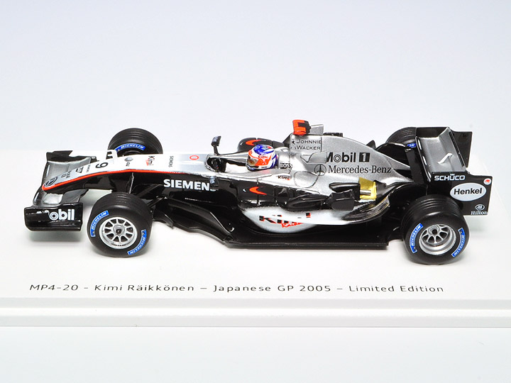 Spark/McLaren特注モデル】1/43 マクラーレン メルセデス MP4-20 2005