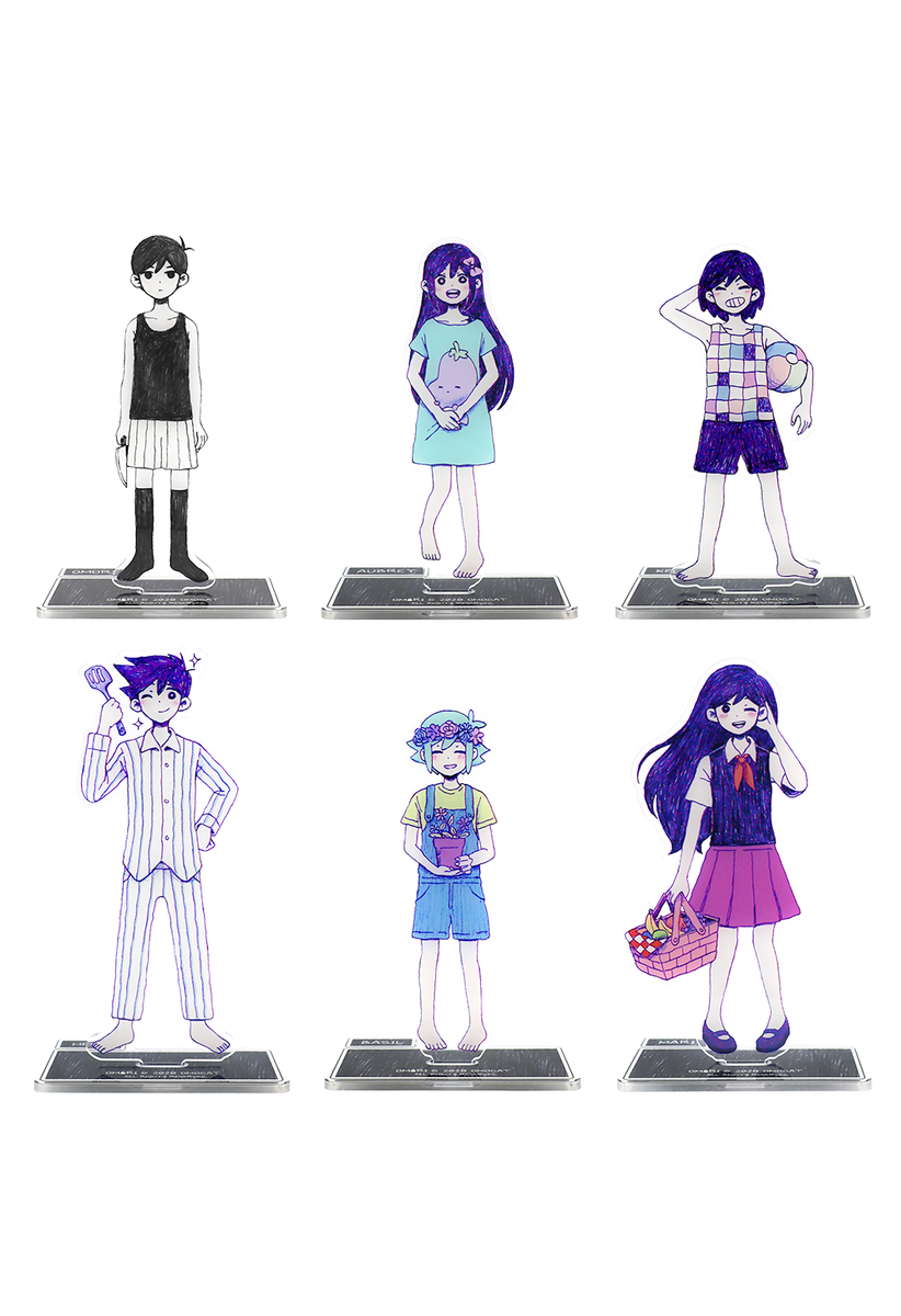 OMORI HEADSPACE Character Acrylic Stands – OMOCAT