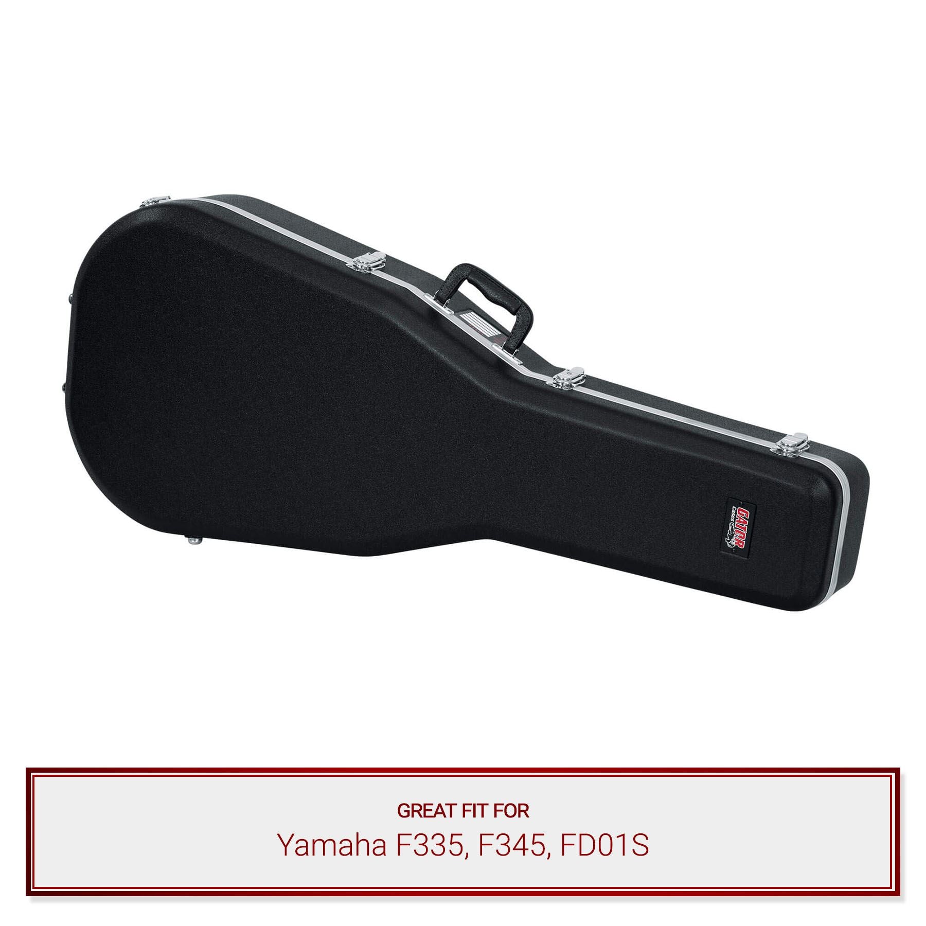 Gator Dreadnought Guitar Case fits Yamaha F335, F345, FD01S
