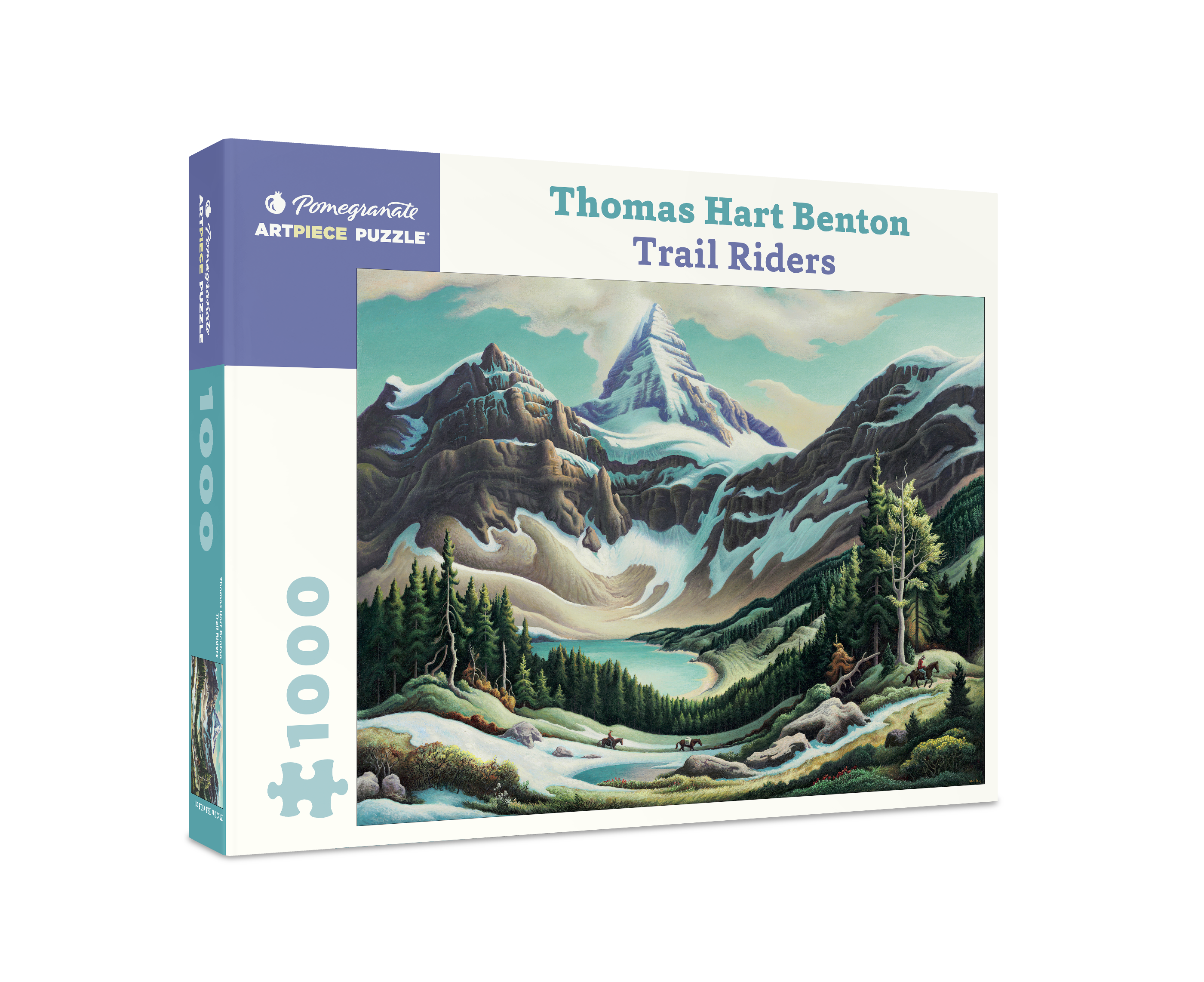 Thomas Hart Benton: Trail Riders 1000-Piece Jigsaw Puzzle