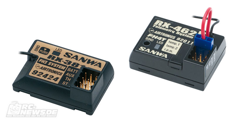 Sanwa 2.4GHz-Empfänger RX-381 & RX-462
