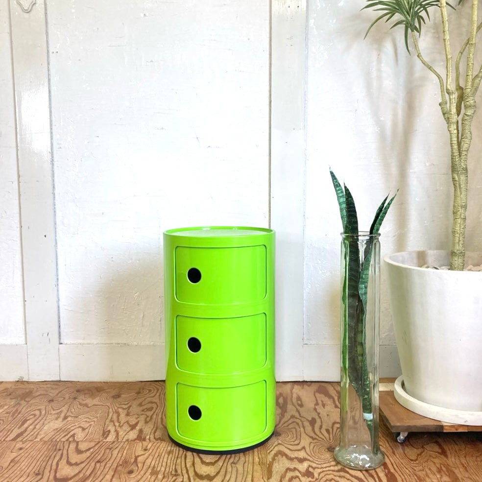 カルテル / Kartell コンポ二ビリ ラウンドエレメント 3段 グリーン