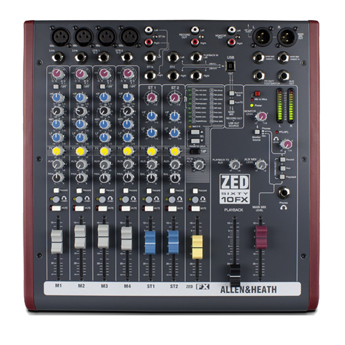 楽器レンタル PAレンタルのアールサウンド / ALLEN & HEATH ZED60-10FX