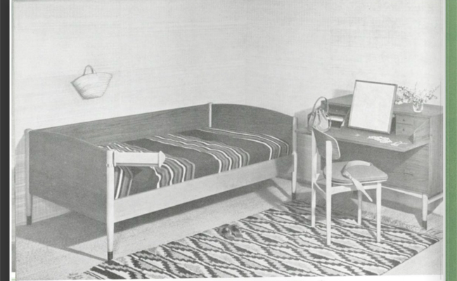 こまものと北欧家具の店 Salut / Borge Mogensen / Single bed model.137