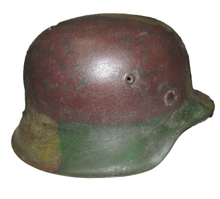 ナチスドイツ軍 M42迷彩ヘルメット 実物 | ナチス軍服販売 BWドイツ
