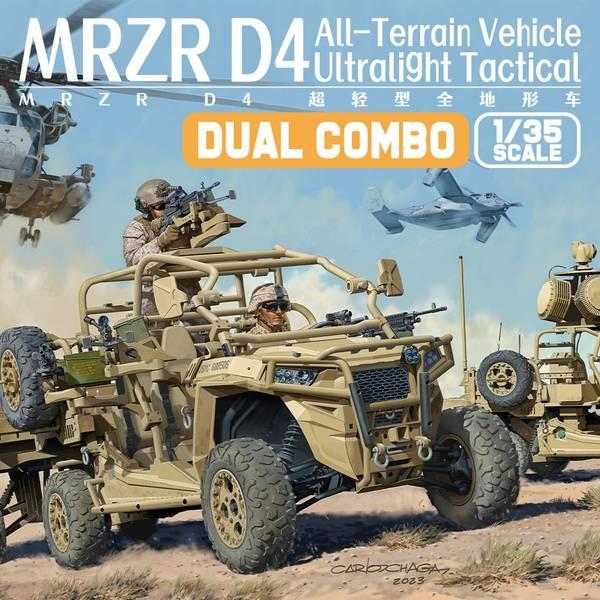 1/35 MRZR D4 超軽量全地形万能車 デュアルコンボキット (武装型w
