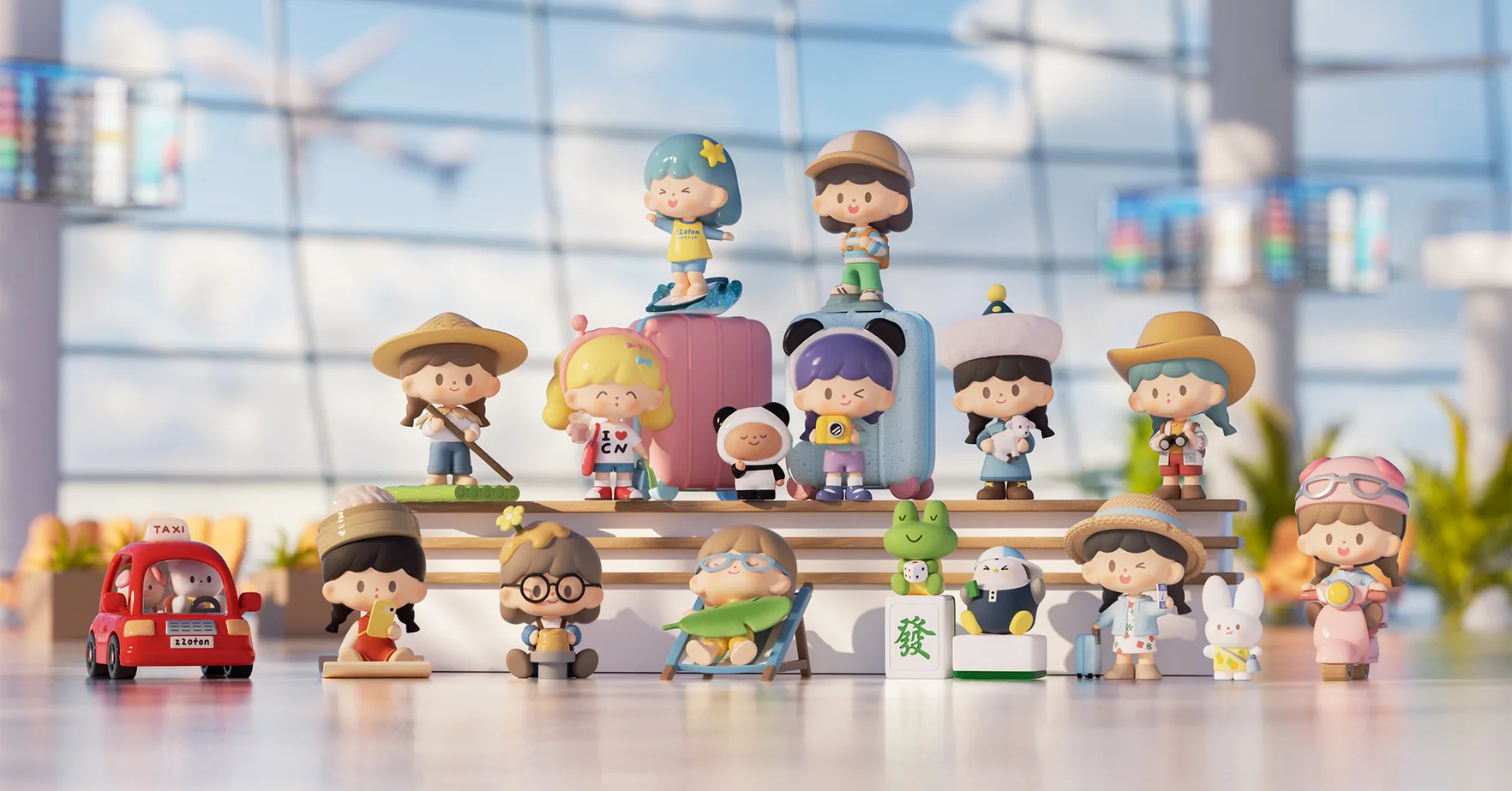 zZoton TRAVEL TOGETHER Blind Box Series