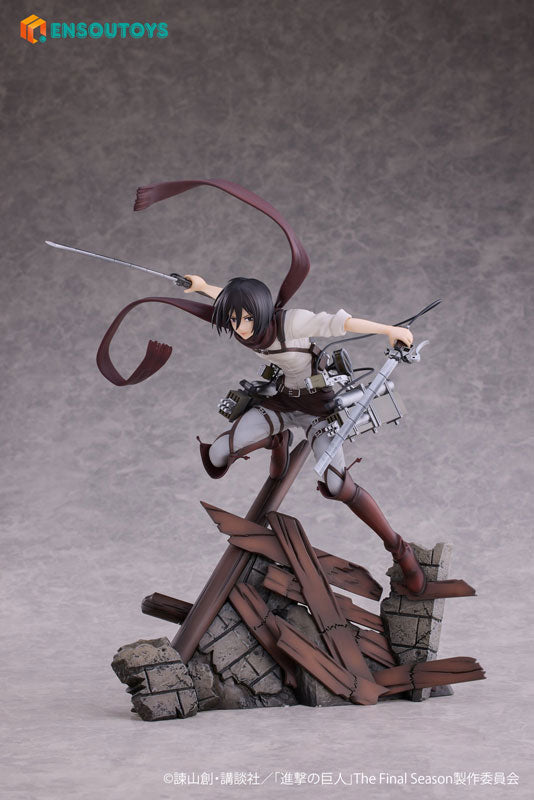 1/7進撃の巨人 ミカサ・アッカーマン 特典版 [ENSOUTOYS][フィギュア