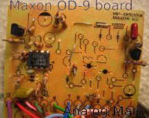 Analog Man Maxon OD-9/808 Mods