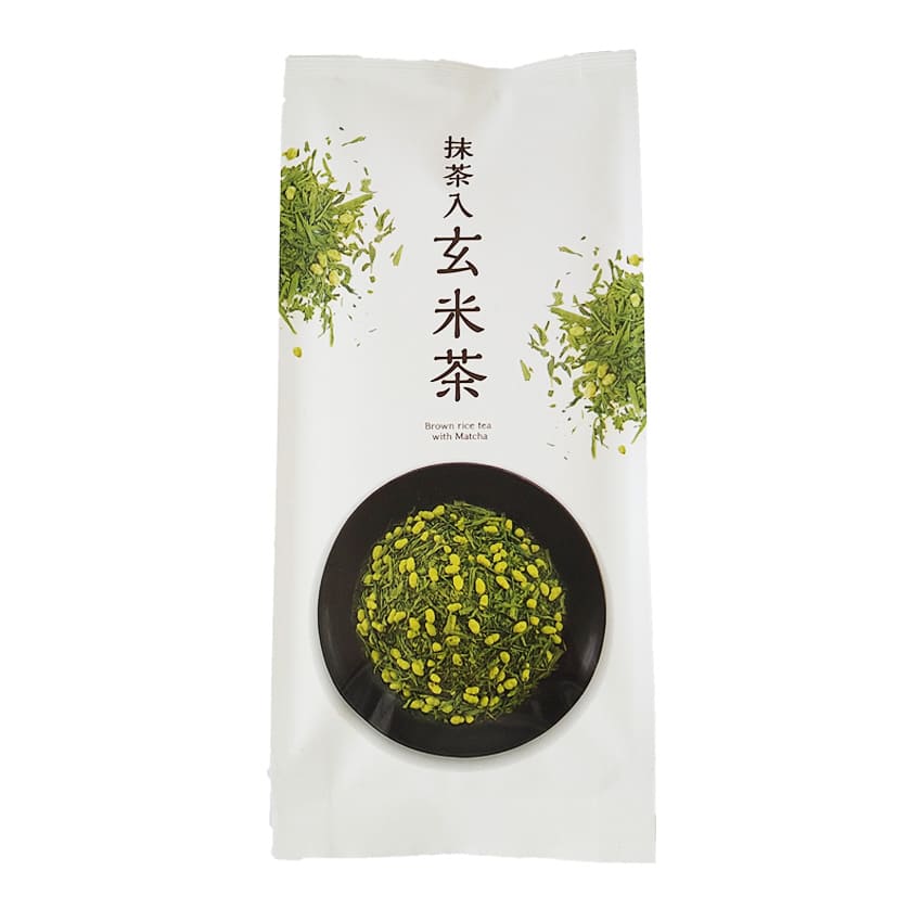 新潟銘茶 浅川園】こしのみどり（抹茶入玄米茶）100g