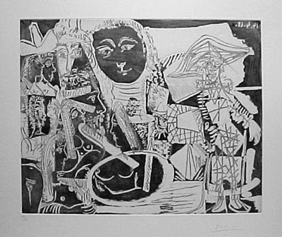 ピカソ 版画 （サイン入） 347 シリーズ