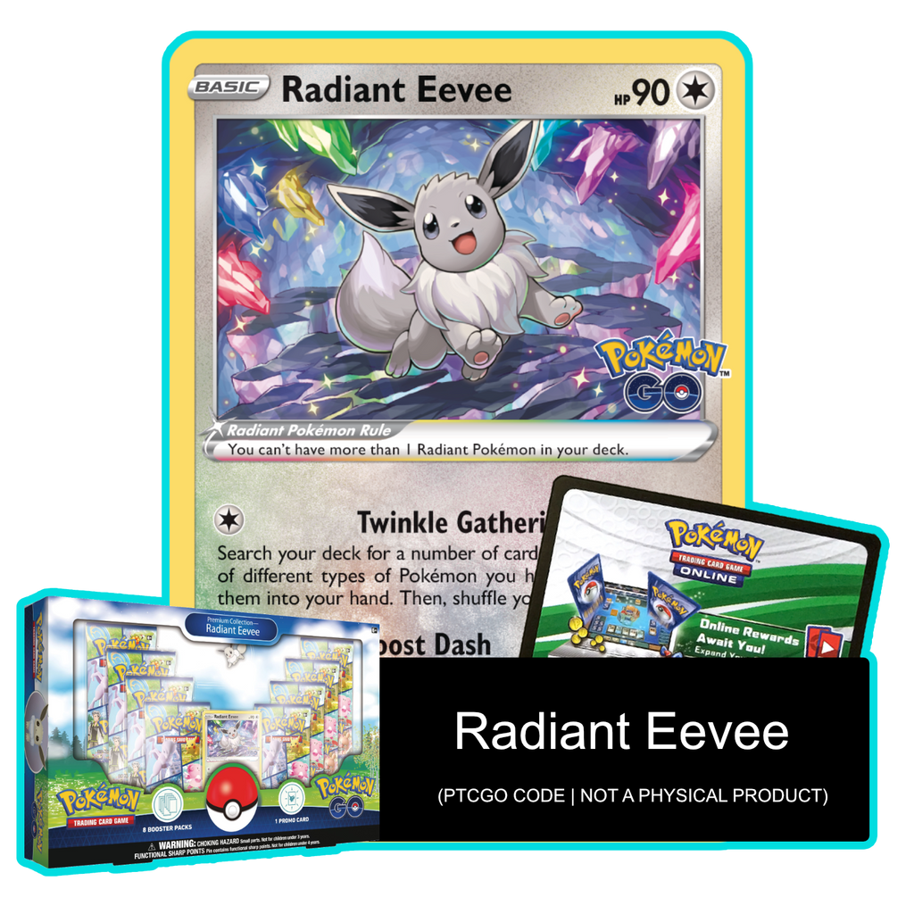 Pokemon GO Premium Collection - Radiant Eevee SWSH230 - PTCGL Code