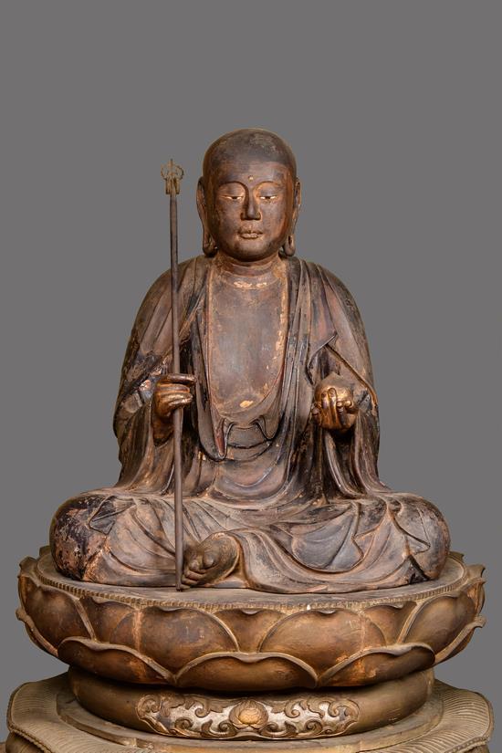 金剛寺の木造地蔵菩薩坐像／厚木市