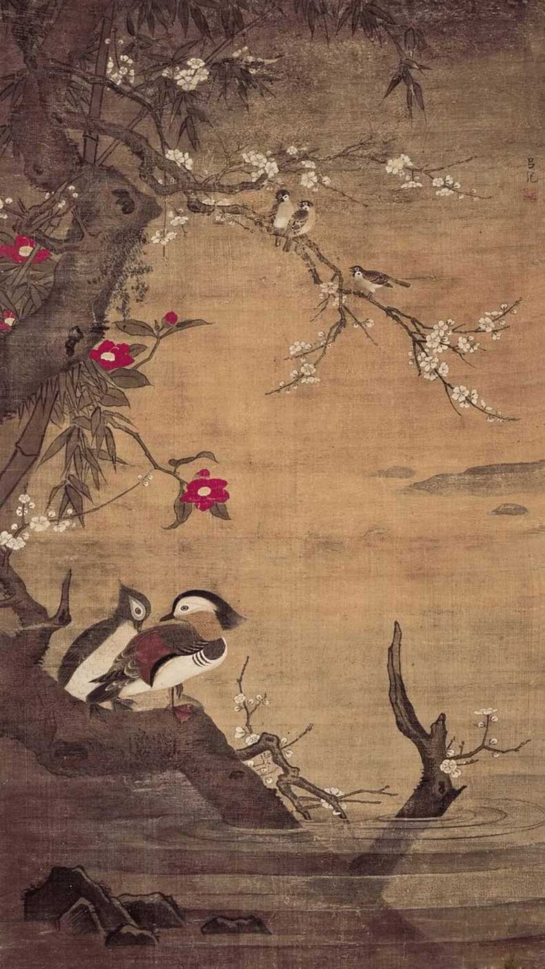 吕纪花鸟画欣赏-名人字画网