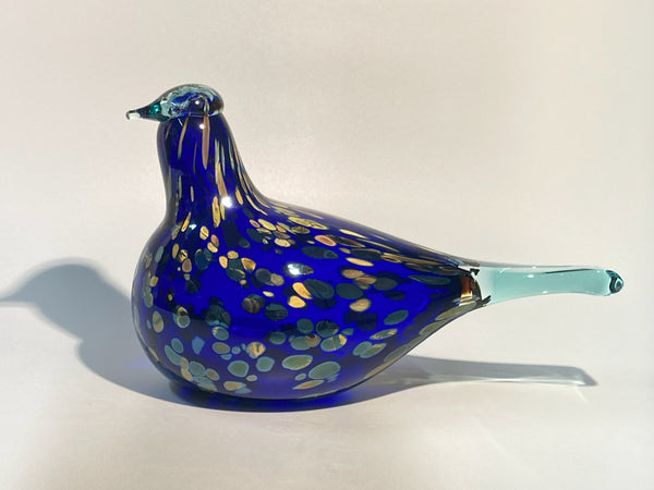 Sinikki bird by Oiva Toikka for Vantaa glass design Iittala