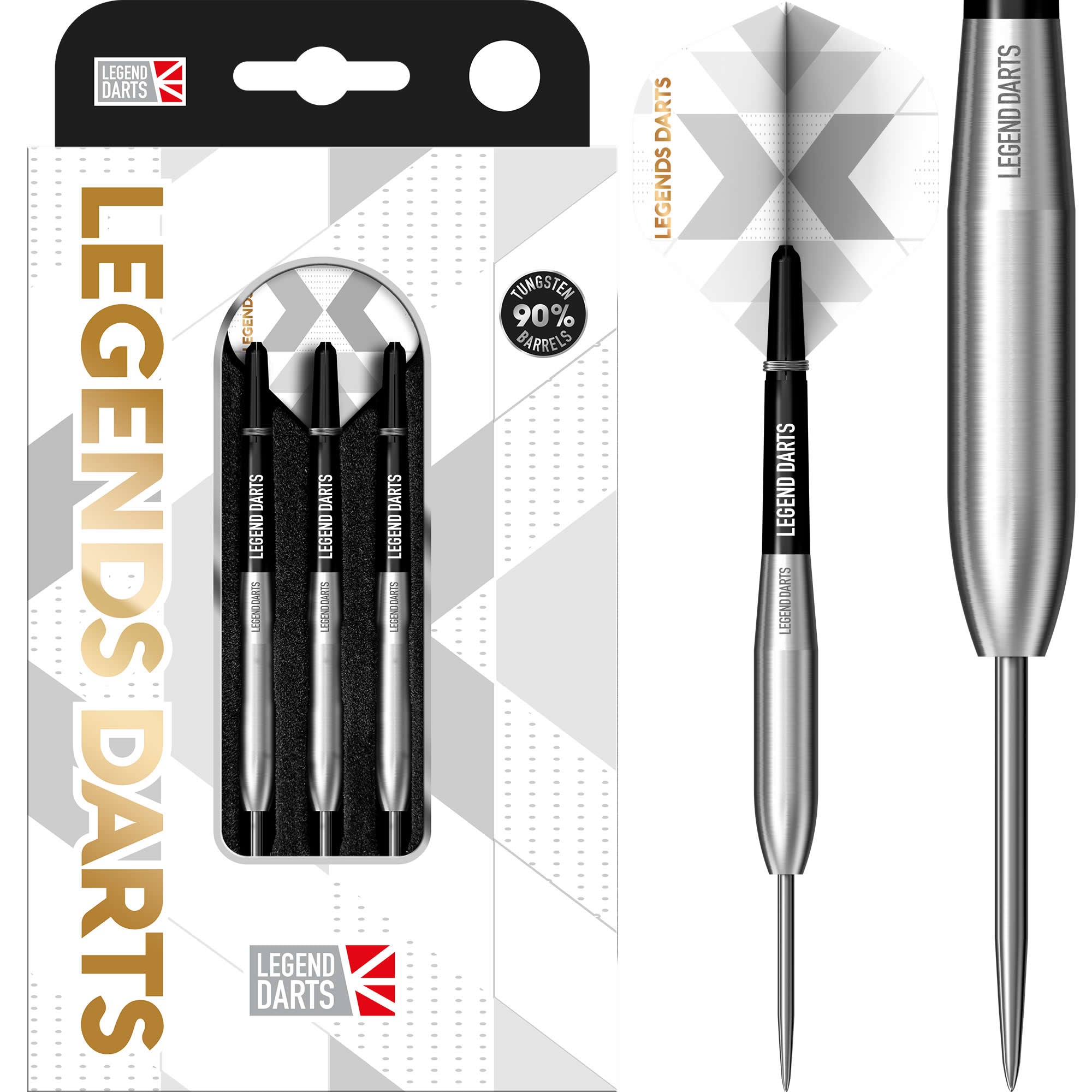 Legend Darts - Steel Tip - 90% Tungsten - Pro Series - V29 - Smooth B