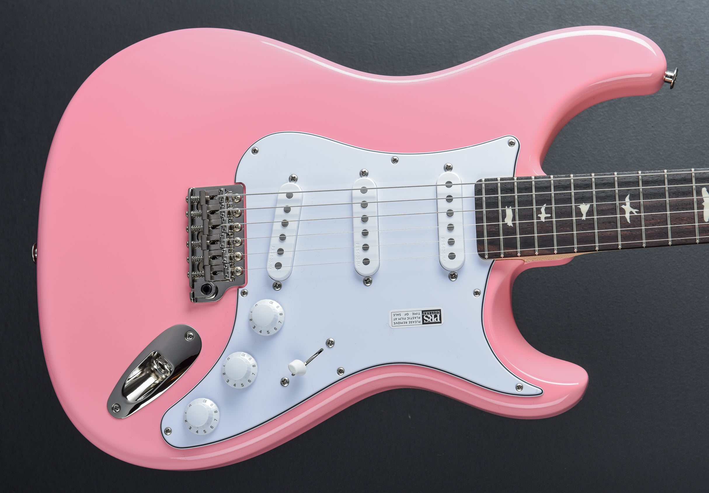 John Mayer Silver Sky - Roxy Pink w/Rosewood – Dave's Guitar Shop