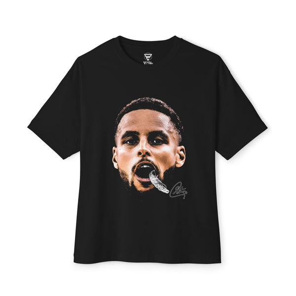 Chef Curry Face Oversized Tee – Digital Clothing