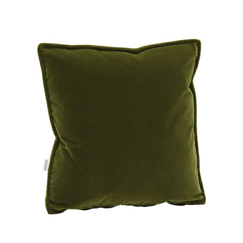 カリモク60 クッションカバー45×45cmモケットグリーン（つまみ仕様